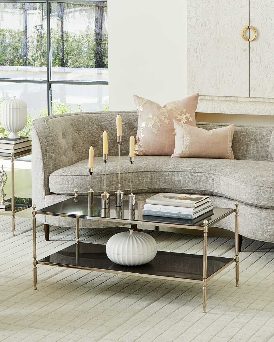Acorn Nickel Cocktail Tabl